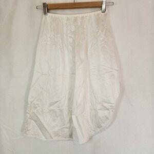 Vintage SEARS Knee Skirt Slip Undergarment Ivory Size Small 100% Antron Nylon